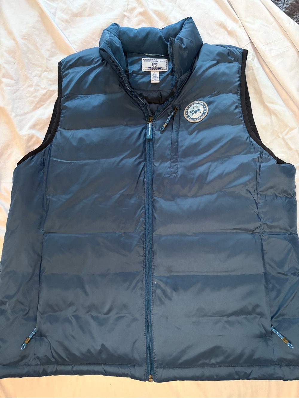Southern Tide Sport Men’s L Skipjack Down Puffer Vest Blue